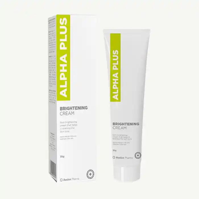 Avalon Alpha Plus Brightening Cream with Arbutin & Glabridin, 30g
