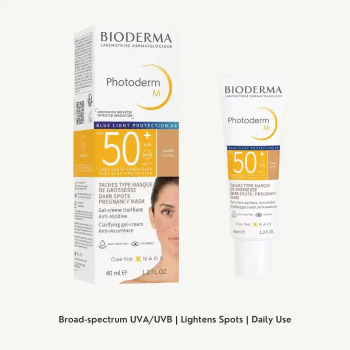 Bioderma Photoderm M Golden Blue Light 66 Cream SPF50+ for Sun Protection, 40ml