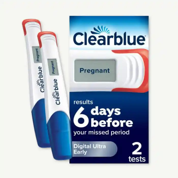 Clearblue 6 Days Early Digital Pregnancy Test, 2 Pieces