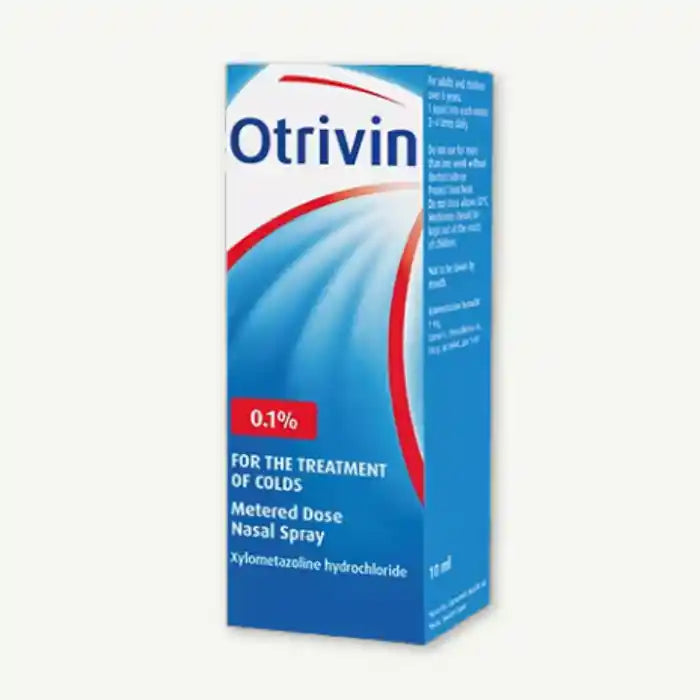 Otrivin Original 0.1% Xylometazoline Hydrochloride Metered Dose Nasal Spray, 10ml