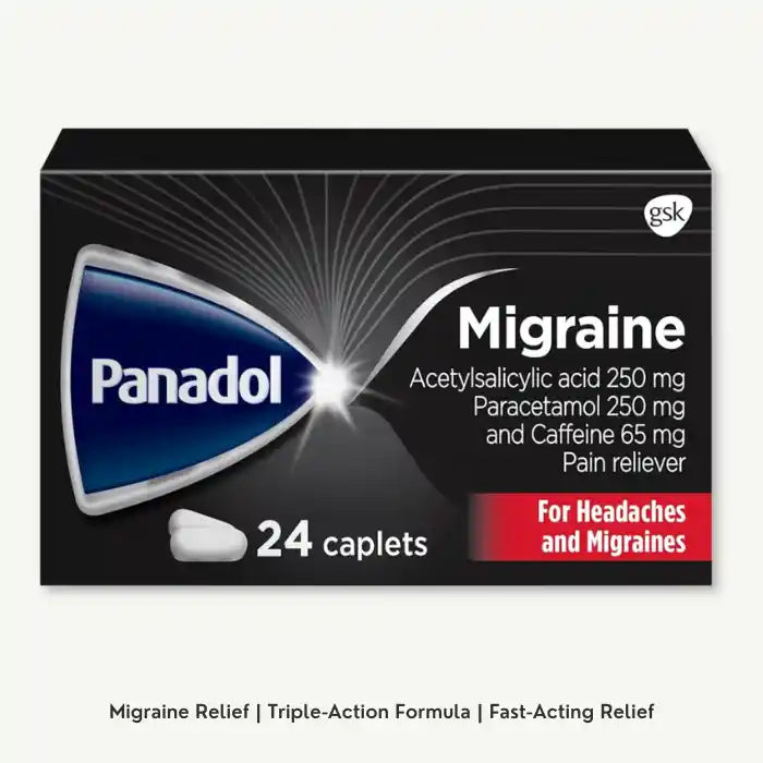 Panadol Migraine For Severe Migraine And Headaches, 24 Tablets