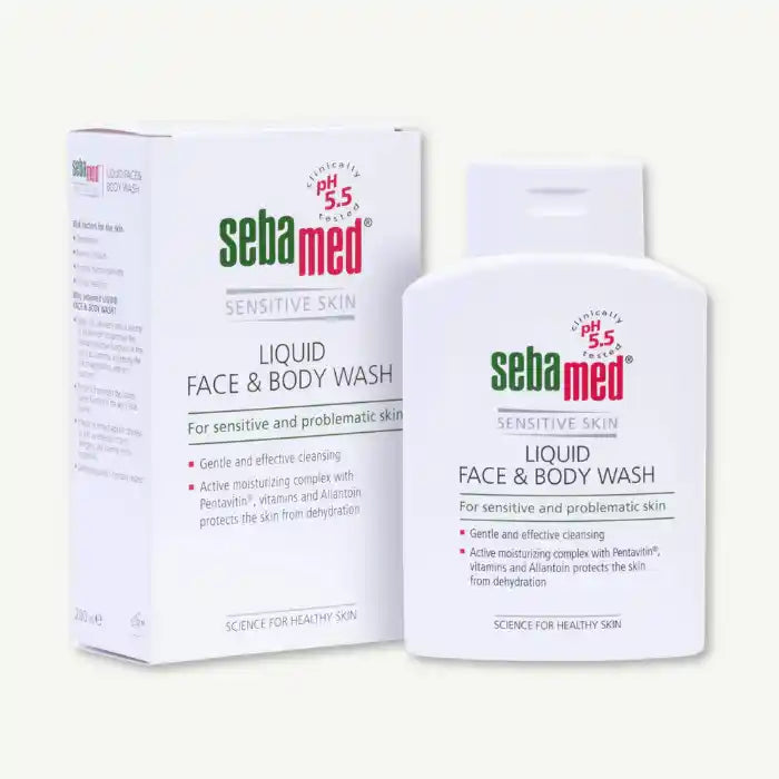 Sebamed Liquid Face & Body Wash, 200ml