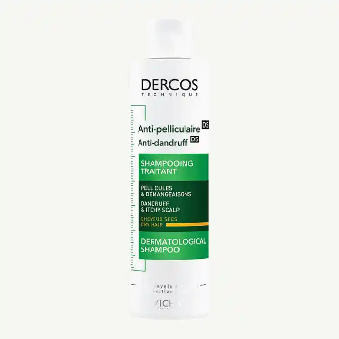 Vichy Dercos Anti Dandruff Shampoo for Dry Hair, 200ml