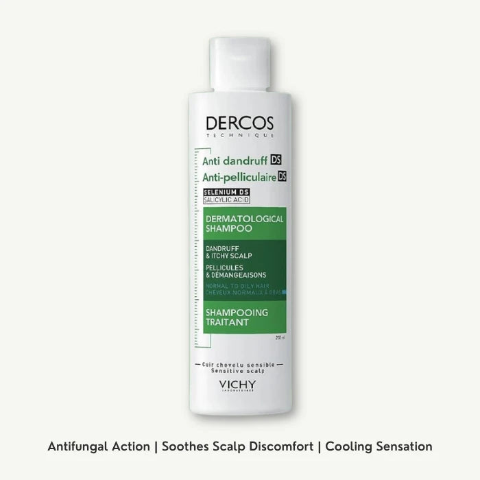 Vichy Dercos Anti Dandruff Shampoo for Normal to Oily Hair, 200ml