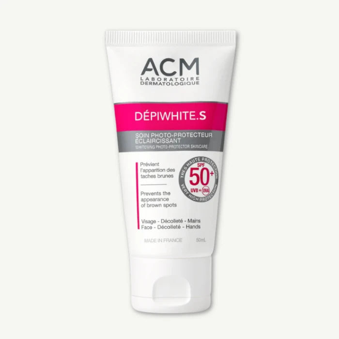ACM Depiwhite S Whitening Photo-Protector Face Cream for Brown Spots SPF50+, 50ml