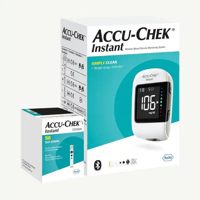 Accu-Chek Instant Blood Glucose Test Strips, 50 Pieces