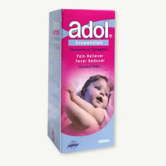 compare product Adol 120mg/5ml Paracetamol Pain & Fever Relief Syrup, 100ml