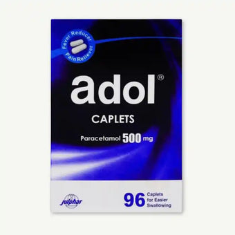compare product Adol Paracetamol 500 Mg Caplets, 96 Pieces