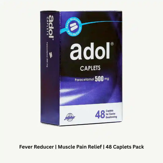 Adol Paracetamol Caplets 48 Pieces
