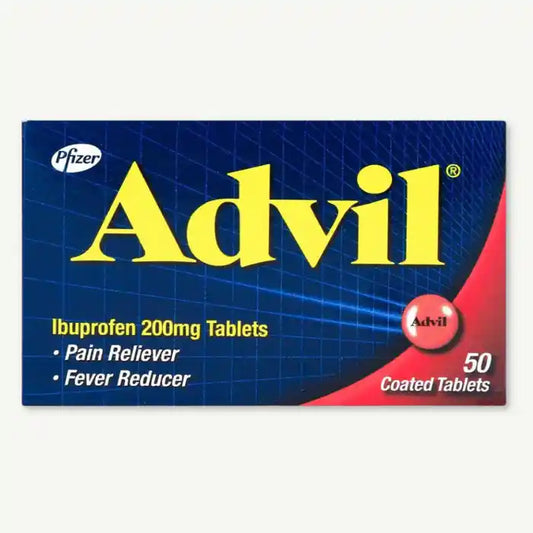 Advil 200mg Ibuprofen Tablets, 50 Tablets
