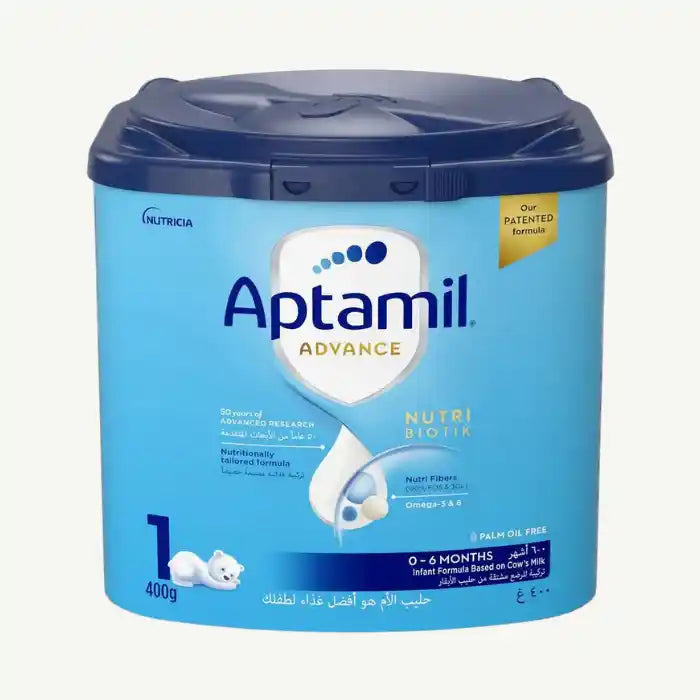 Aptamil Advance 1 Infant Formula For 0-6 Months, 400g