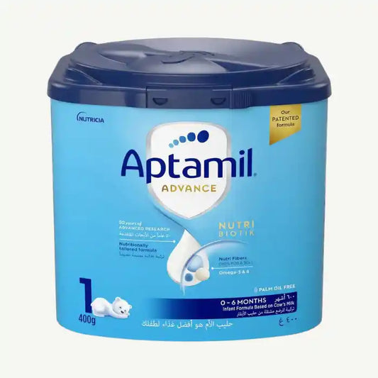 Aptamil Advance 1 Infant Formula For 0-6 Months, 400g
