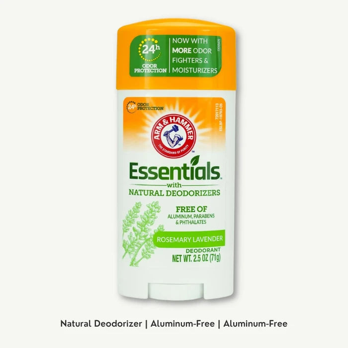 Arm & Hammer Essentials 24H Deodorant Stick Rosemary & Lavender Scent, 71g