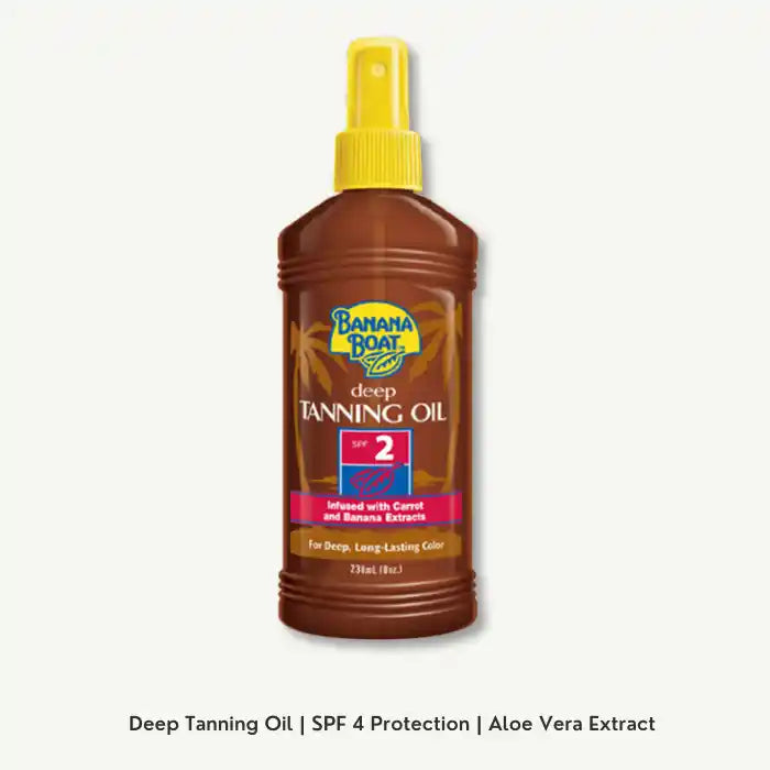Banana Boat Deep Tanning Oil Spray with Carrot and Banana Extracts, 236ml