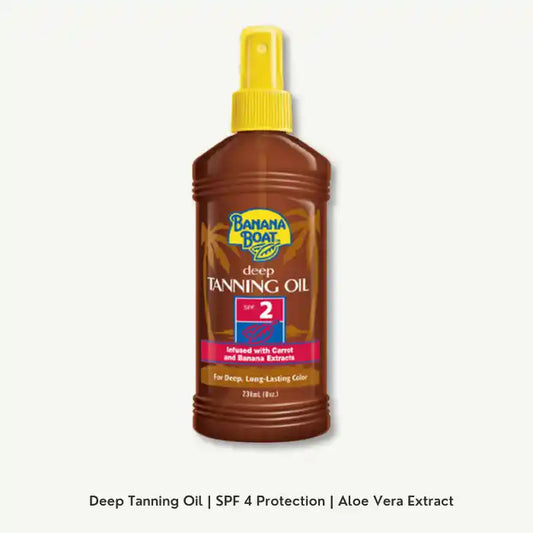 Banana Boat Deep Tanning Oil Spray with Carrot and Banana Extracts, 236ml