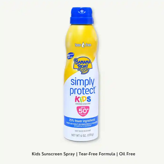 Banana Boat Simply Protect Kids Sunscreen Spray SPF50+, 170g
