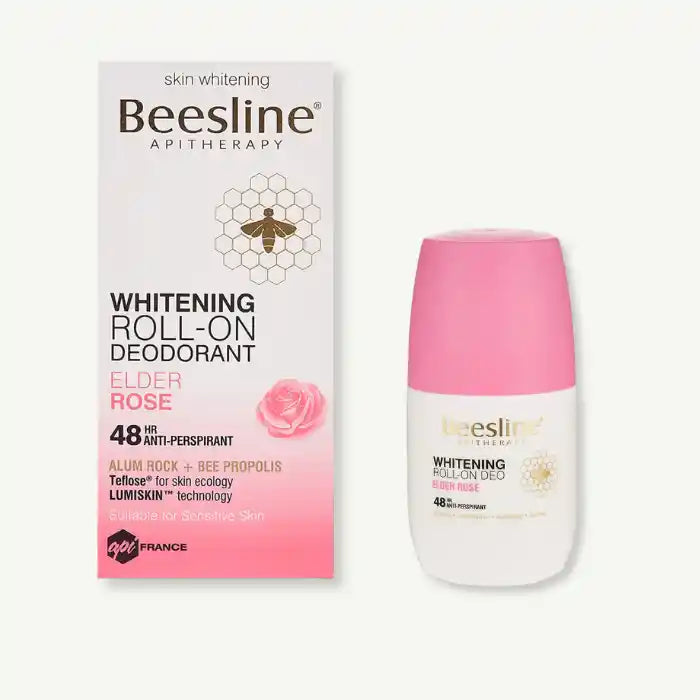 Beesline Roll On Whitening Elder Rose Deodorant 2x50ml
