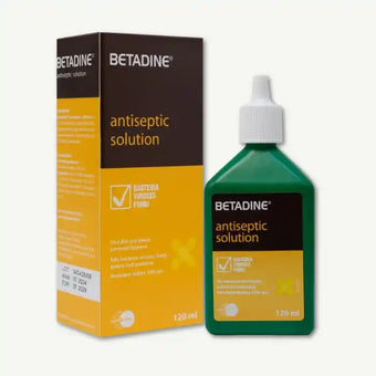 compare product Betadine 10% Povidone Iodine Antiseptic Solution, 120ml