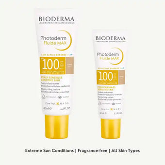compare product Bioderma Photoderm Fluide SPF100 Claire Light Moisturizing Foundation, 40ml