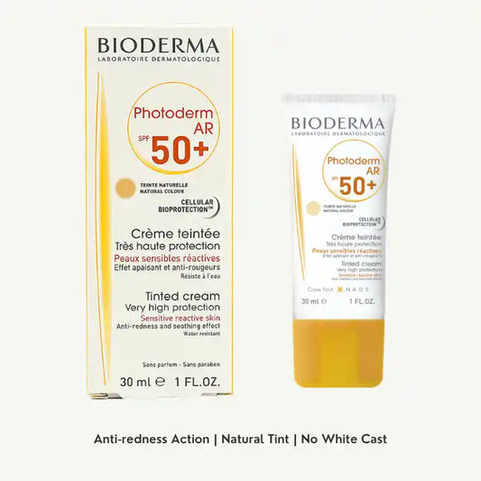 Bioderma Photoderm Water-Resistant Anti-Redness Facial Sunscreen SPF50+ Natural, 30ml