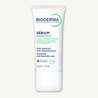 compare product Bioderma Sebium Sensitive Soothing Anti-Blemish Cream for Weakened Acne-Prone Skin, 30ml