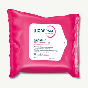 compare product Bioderma Sensibio H2O Make Up Removing Wipes for Skin Cleansing Skin Soothing, 25 Wipes 17871