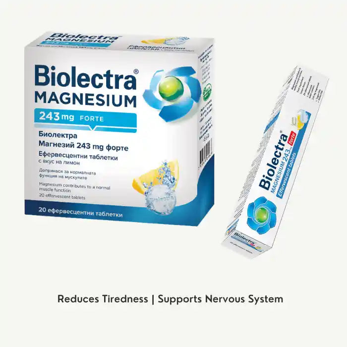 Biolectra 243mg Forte Effervescent Tablets 20 Tablets