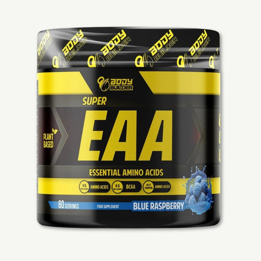 Body Builder Blue Raspberry EAA Supplement Powder, 390g