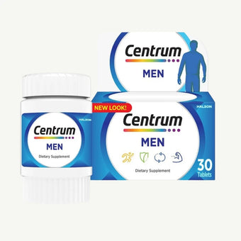 compare product Centrum Men Specially Formulated Multivitamin for Men, 30 Tablets