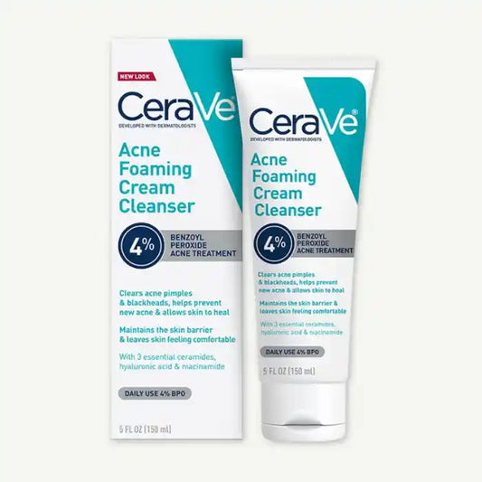 CeraVe Acne Foaming Cream Cleanser, 150ml