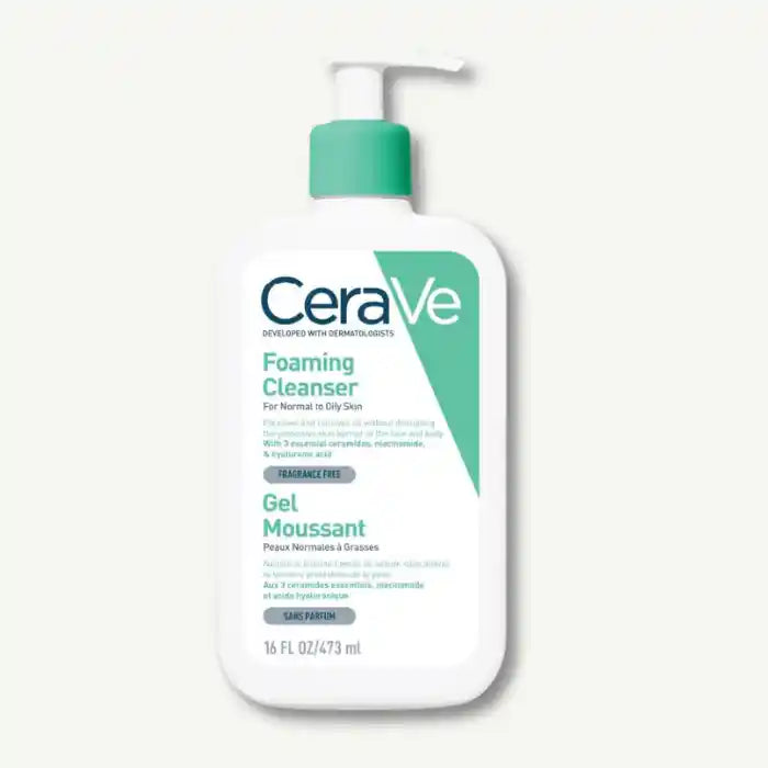CeraVe Oil Control Foaming Facial Cleanser with Ceramides, Niacinamide & Hyaluronic Acid for Normal to Oily Skin, 473ml