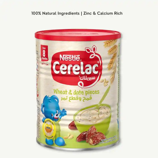 Cerelac Infant Cereal with Wheat and Date Pieces (8+ Months), 400g