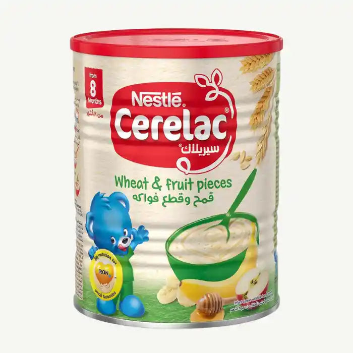 Cerelac Wheat & Fruit Pieces 8+ Months, 400g
