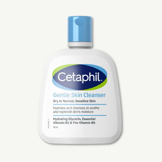Cetaphil Hypoallergenic Face & Body Cleanser with Glycerin, Vitamin B3 & Pro-Vitamin B5 for Normal & Sensitive Skin, 118ml