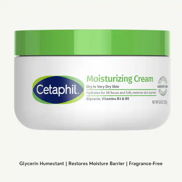 Cetaphil Moisturizing Face & Body Cream for Dry & Sensitive Skin, 250g