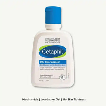 compare product Cetaphil Pore Minimizing Face Cleanser with Vitamin B3 and B5 for Combination to Oily and Sensitive Skin, 125ml