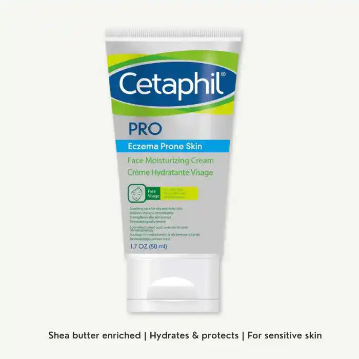 Cetaphil Pro Eczema Prone Skin Face Moisturizing Cream 50Ml