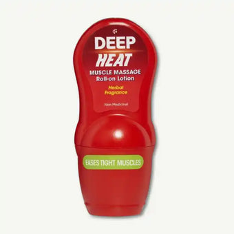 compare product Deep Heat Muscle Relief Massage Roll-On Lotion Herbal Scent, 50ml
