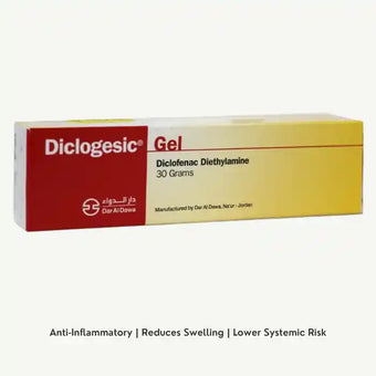 compare product Diclogesic 1% Diclofenac Diethylamine Gel, 30g