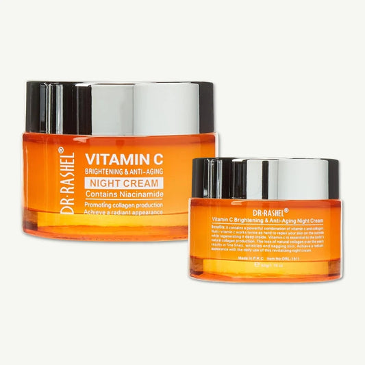 Dr. Rashel Anti-Aging & Brightening Facial Night Cream with Vitamin C & Niacinamide, 50g