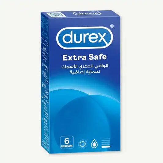 Durex Extra Safe Condoms, 6 Pieces
