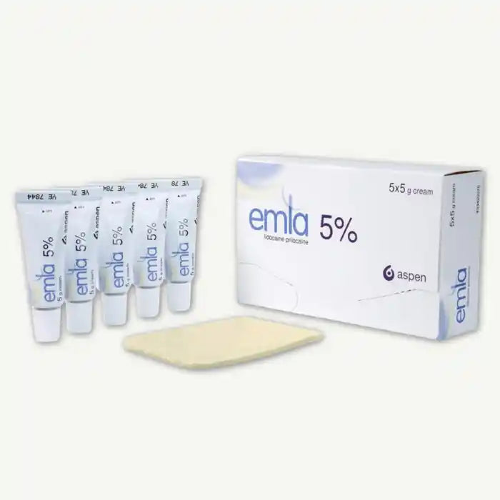 Emla 5% Lidocaine Prilocaine Cream, 5x5g Pieces