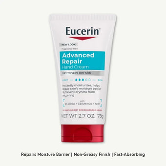 compare product Eucerin, Advanced Repair Hand Creme, Fragrance Free, 2.7 Oz 78 G