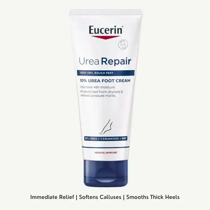 Eucerin UreaRepair Plus Foot Cream with Urea for Extremely Dry & Rough Feet, 100ml