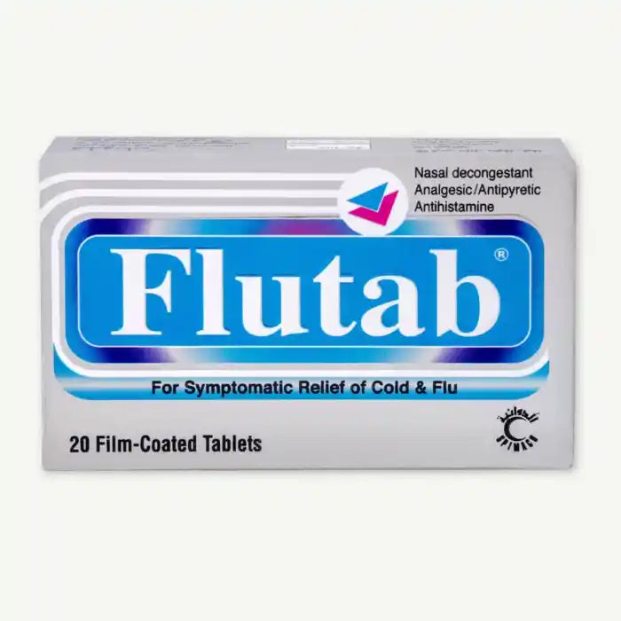 Flutab for Cold & Flu Relief, 20 Tablets