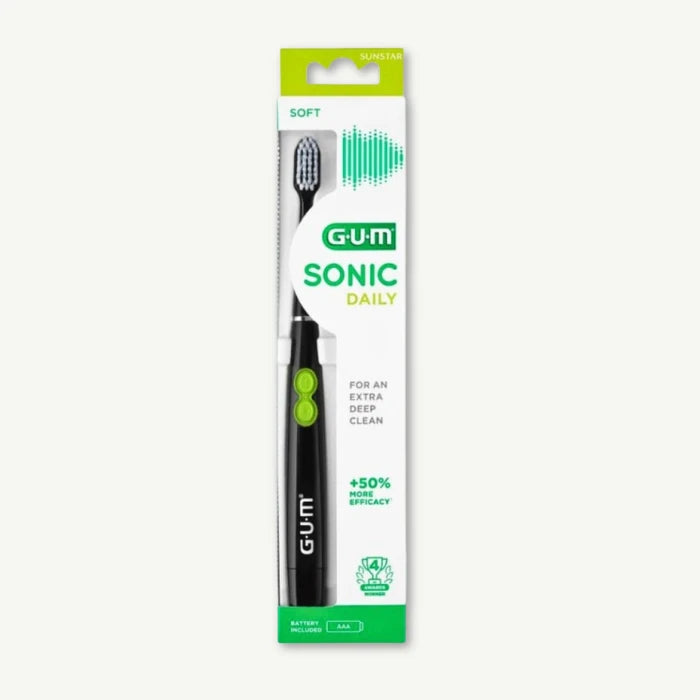 G.U.M Black Activital Sonic Powered Electric Toothbrush