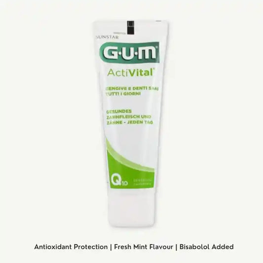 GUM Activital Q10 Toothpaste Fresh Mint Flavor, 75ml