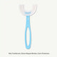 GUM Purple and White Soft Toothbrush with Suction Cup for Kids (3-6 Years), 1 Piece