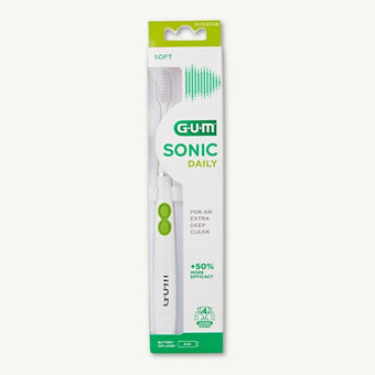 compare product GUM Sonic Daily White Soft Electric Toothbrush, 1 Piece
