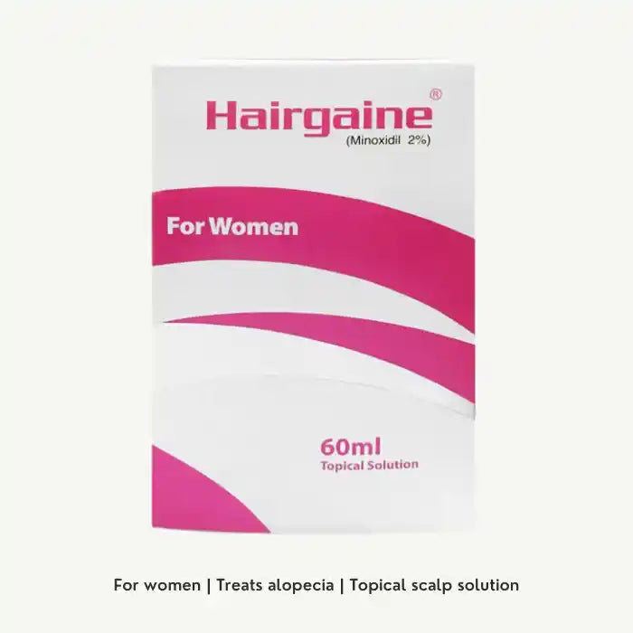 Hairgaine 2% Minoxidil Topical Solution for Women, 60ml